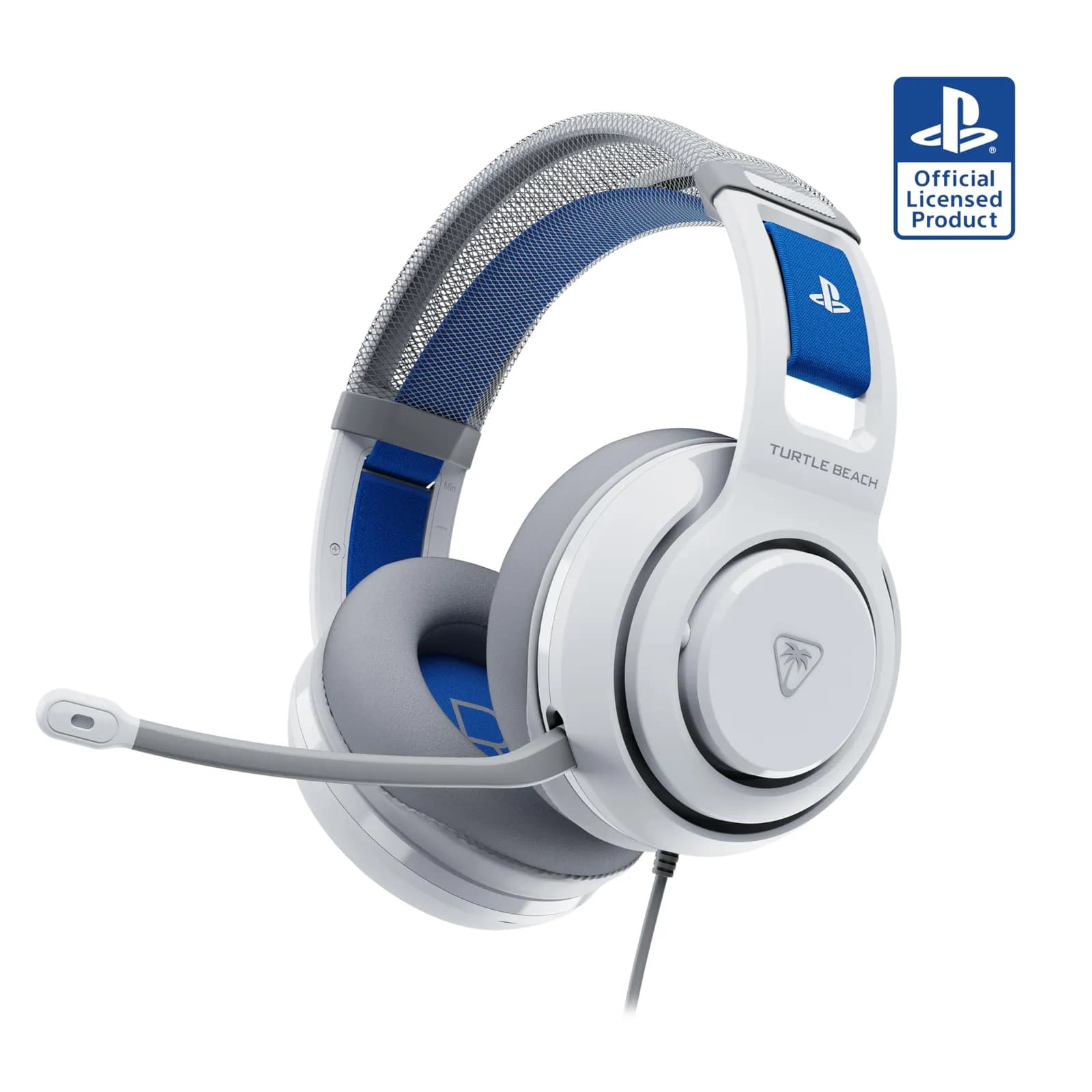 Turtle Beach Atlas 200 Blanco: Auriculares Gaming PS5/PS4 con Cable y Micro con Silencio