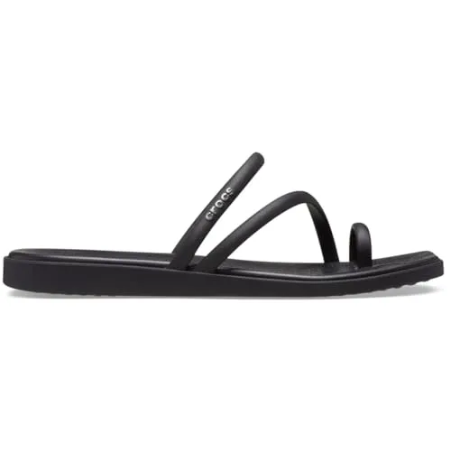Sandalias Crocs Miami Toe Loop para mujer, negro (varias tallas)