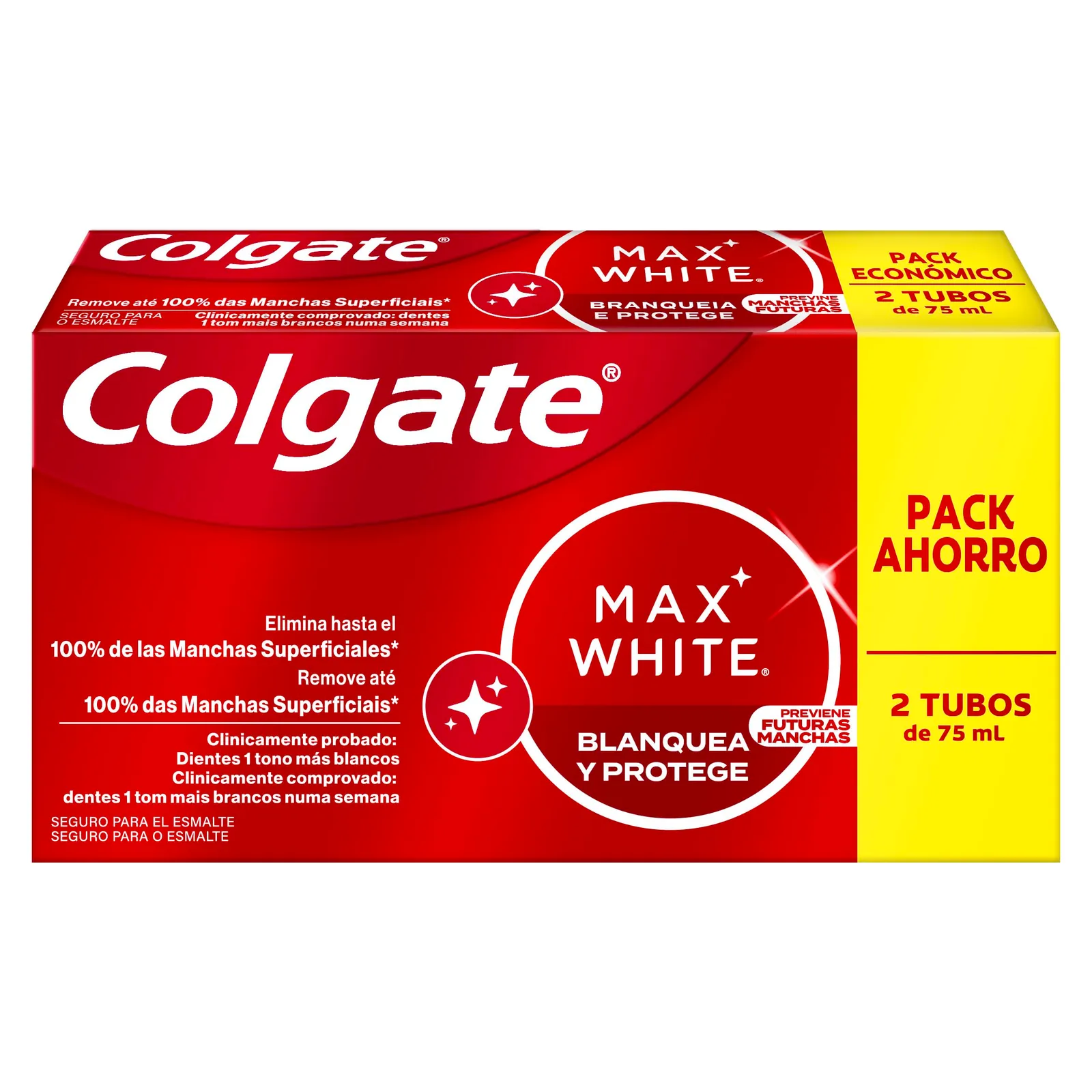 Colgate Max White One - Pasta de dientes (4x75ml)