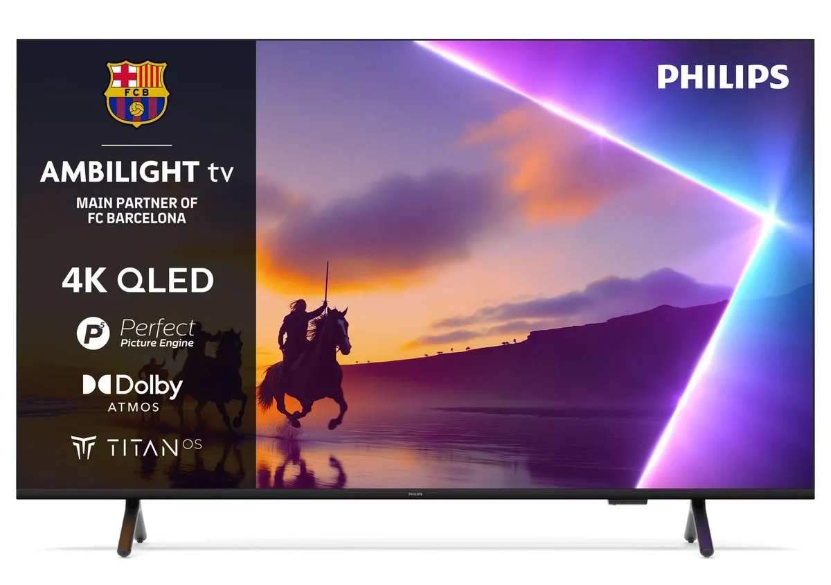 Philips Ambilight 75PUS8510 TV 75" 4K QLED Smart TV Titan OS